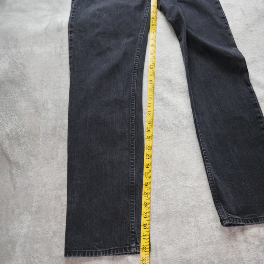 Arizona Jean Co Mens Size 34x32 Black Denim Straight Leg Jeans Streetwear Casual - Picture 11 of 12